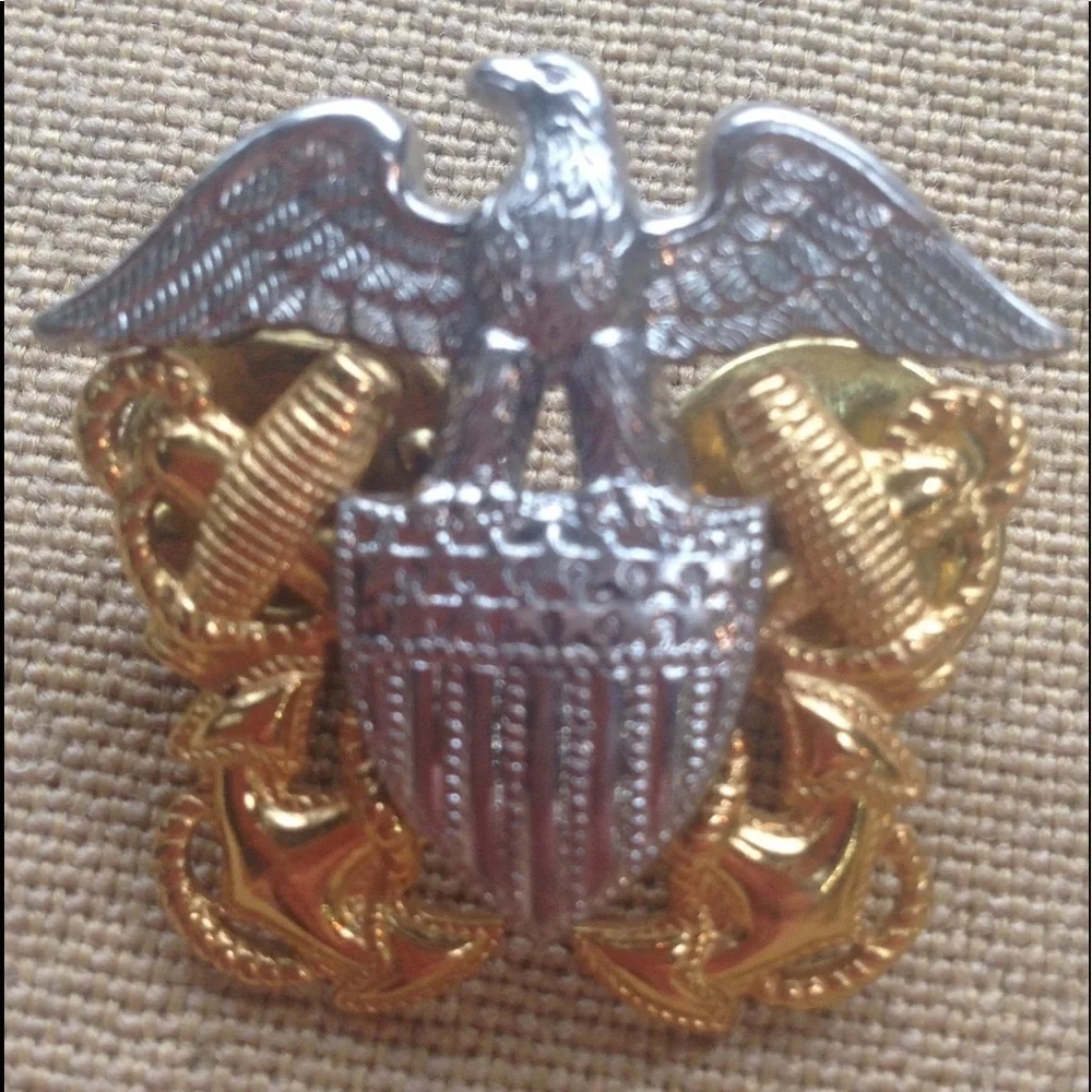 Military Navy Pin 1/10th 10k Gold